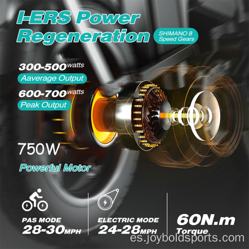 Mini bicicleta de montaña eléctrica de montaña de 3 velocidades